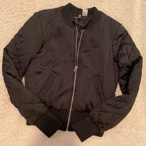 Black Bombed Jacket